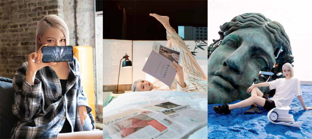 virtual KOL ayayi xiaohongshu